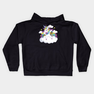 Unicorn dancing Kids Hoodie